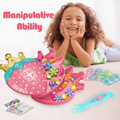 US Local DIY Craft Kit, Jewelry Design, Necklace, Bead Toy, Kids Toy, Girl