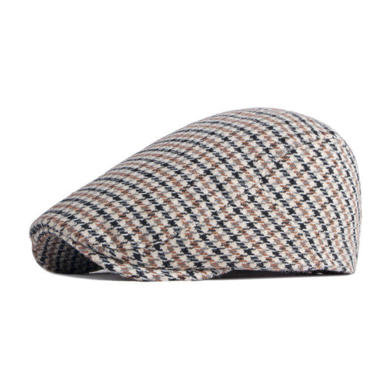 Fashion Retro Beret Houndstooth
