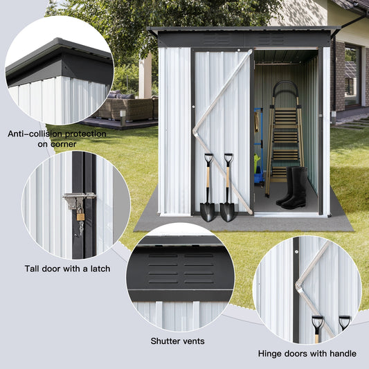 US Local Carport 10x20 Heavy Duty Portable Carport Garage Tent For Outdoor Storage Shelter Khaki