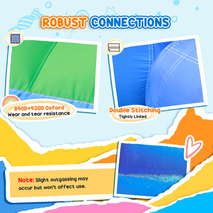 US Local Inflatable Water Slide Bounce House w/ 550W Blower