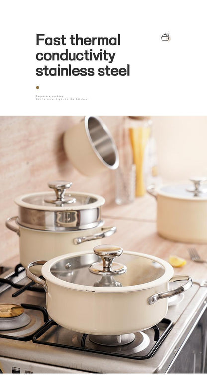 US Local Stainless Steel Pot 4-piece Set