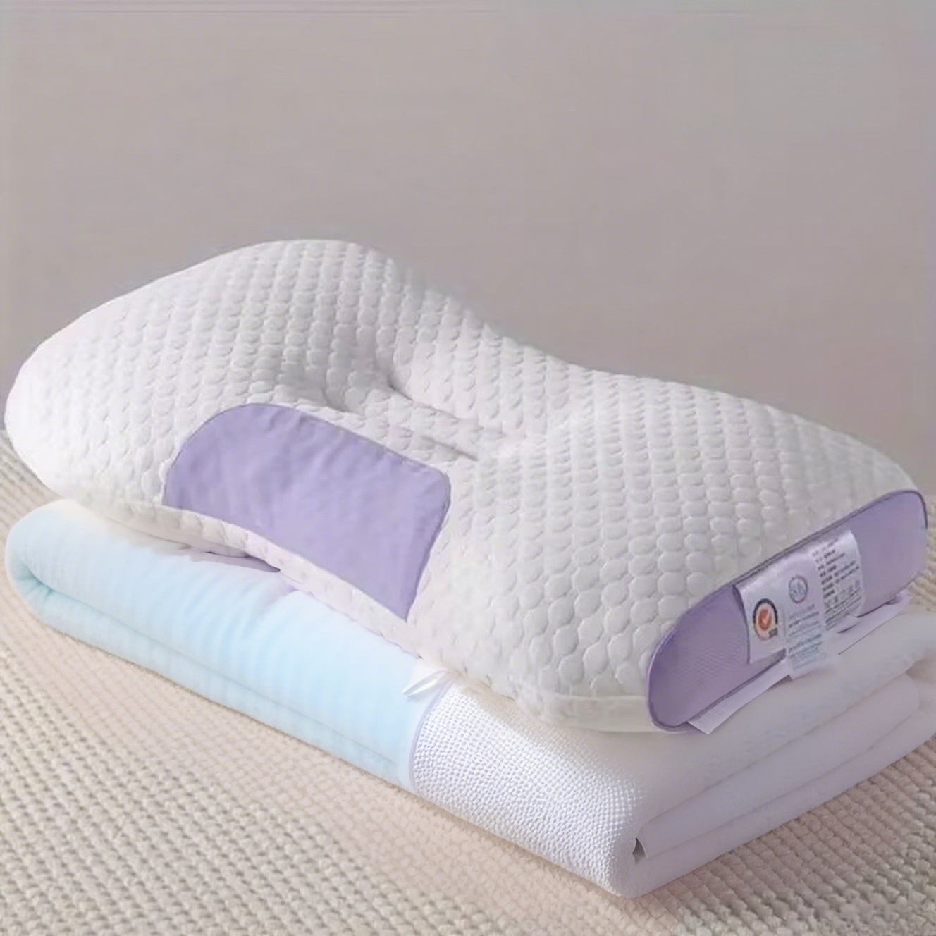 US Local YBZ 3D Knitted Cotton Massage Pillow 1pack