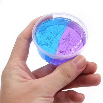 US Local Color Matching Gradient Multicolor Crystal Mud Slime