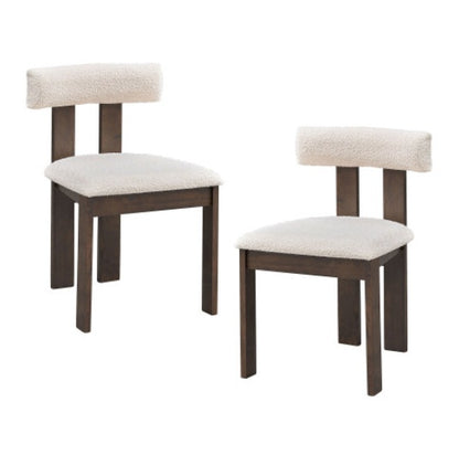 US Local Set Of 2 Wooden Dining Chairs