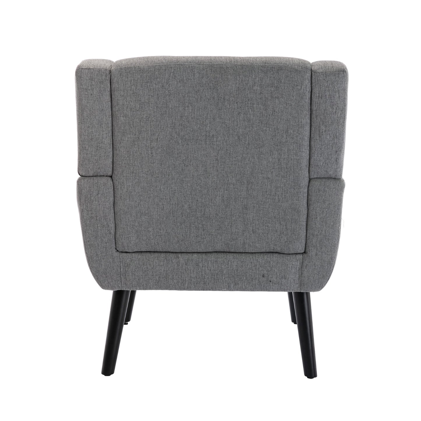US Local Modern Soft Linen Ergonomic Accent Chair For Living Room, Bedroom, Home