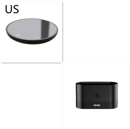 Aroma Diffuser With Flame Light Mist Air Humidifier Aromatherapy Diffuser With Waterless Auto-Off Protection For Spa Home Yoga Office