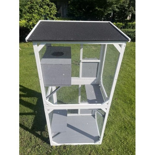 US Local Outdoor Indoor Cat Pet Climbing Frame Game Cage Cute Large Space