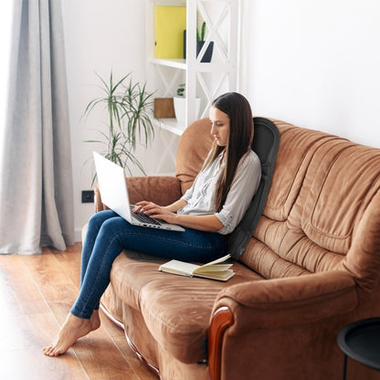 US Local 1Pc Back Massager Cushion Electric Massage Car Seat Cushion Chair Pad With Heating Function 8 Vibration Modes 3 Intensity Levels Fedex Shipping