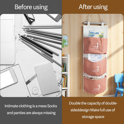 US Local Three-layer Hanging Storage-Pink 5095