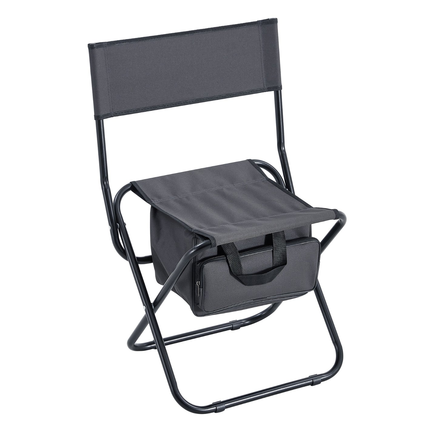 US Local 2-Piece Folding Outdoor Chair With Storage Bag For Camping & Picnics