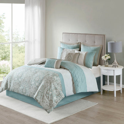 US Local Queen 8 Piece Comforter Set
