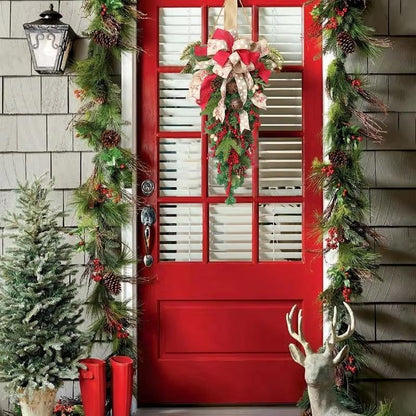 US Local A Christmas Door Hanging Christmas Decorations Holiday Accessories Birthday Party Supplies