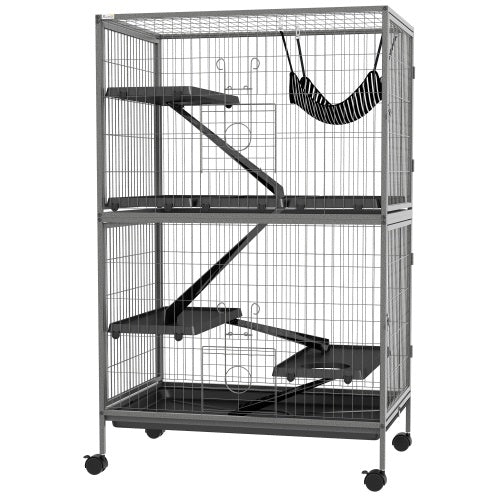 US Local 5 Tiers Of Small Animal Cages, Ferret Cages, Large Chinchilla Cages With Hammock Fittings And Heavy Duty Wires