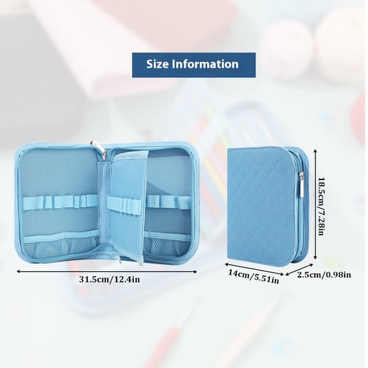 US Local Crochet Knitting Tool Multi-layer Storage Bag