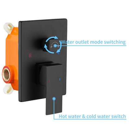 US Local Shower System Shower Faucet Combination Set Wall Mounted, Unable To Ship On Weekends