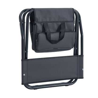 US Local 2-Piece Folding Outdoor Chair With Storage Bag For Camping & Picnics