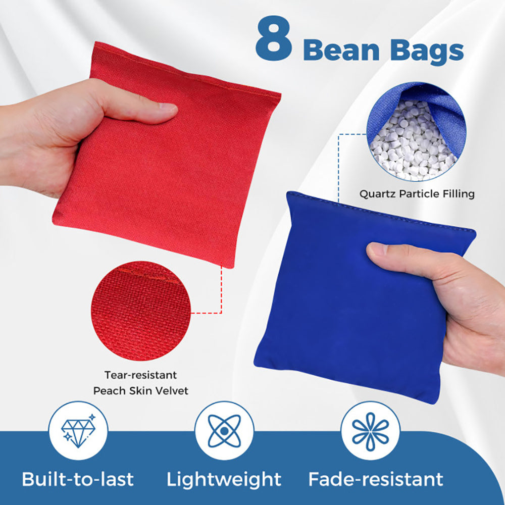 US Local Portable Cornhole Board With Foldable Legs And Side Handle