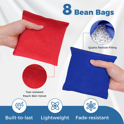 US Local Portable Cornhole Board With Foldable Legs And Side Handle