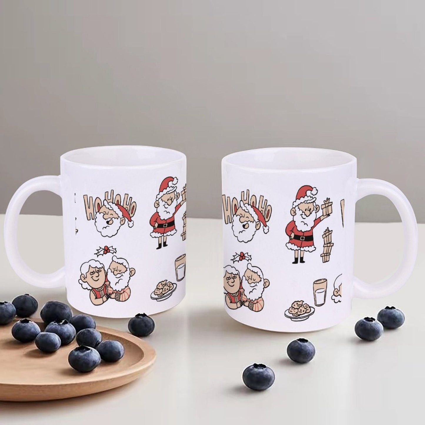 POD US Local White mug with full print, Christmas, Santa 0038