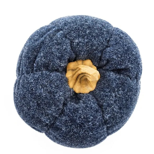 US Local A Set Of 3 Deep Blue Pumpkin Decorations