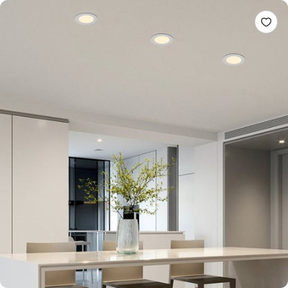 US Local 12-Pack 4 Inch Ultra-Thin LED Recessed Ceiling Light With Junction Box, 2700K-5000K Dimmable Color Changing Downlight, 9W 810LM, Easy Install, Ideal For Kitchen, Bedroom, Basement