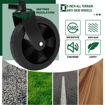 US Local Minimeetall Multi-use Bag,Collapsible Foldable Wagon Cart Beach Wagon Heavy Duty Utility Cart Utility Wagon Grocery Cart For For Camping 3pcs Plastic Liner Bag  Cover , Olive Green