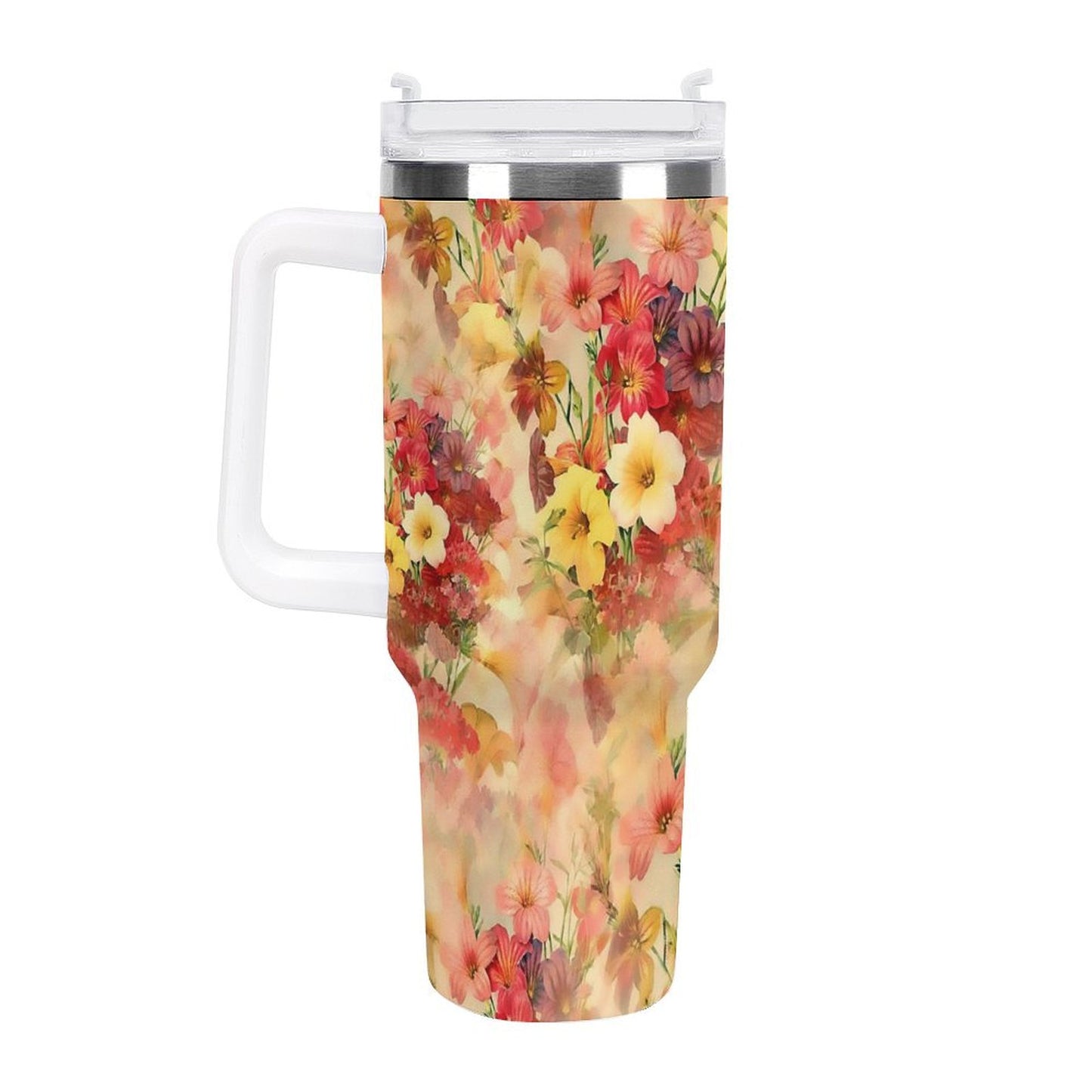 PHDT00221 POD US Local Tumbler 40 oz Large Capacity Car Cup  Floral