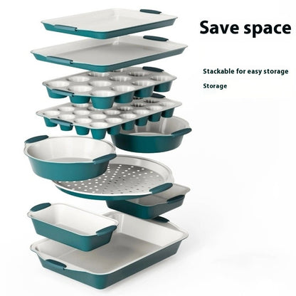 Household Oven Non-stick 10 Pieces Baking Utensils Suit