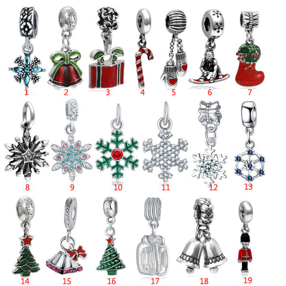 Christmas Ornaments Advent Handbag Bracelet Necklace Beaded Gift Set