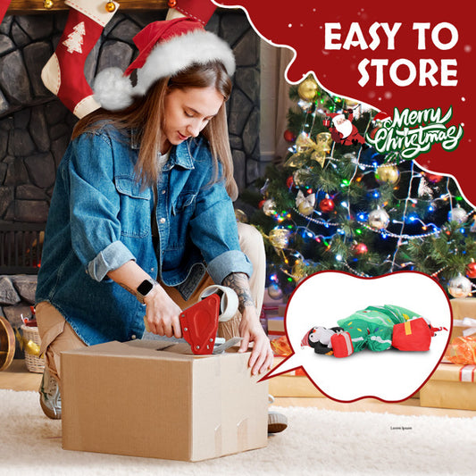 US Local 6ft 8 LED Lights Christmas Inflatable Decoration