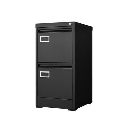 US Local 2 Drawer File Cabinet With Lock,Two Drawer Filing Cabinet,Vertical Metal File Cabinet For Home Office Organizer Storage Cabinet Fit Letter A4 Legal Size File