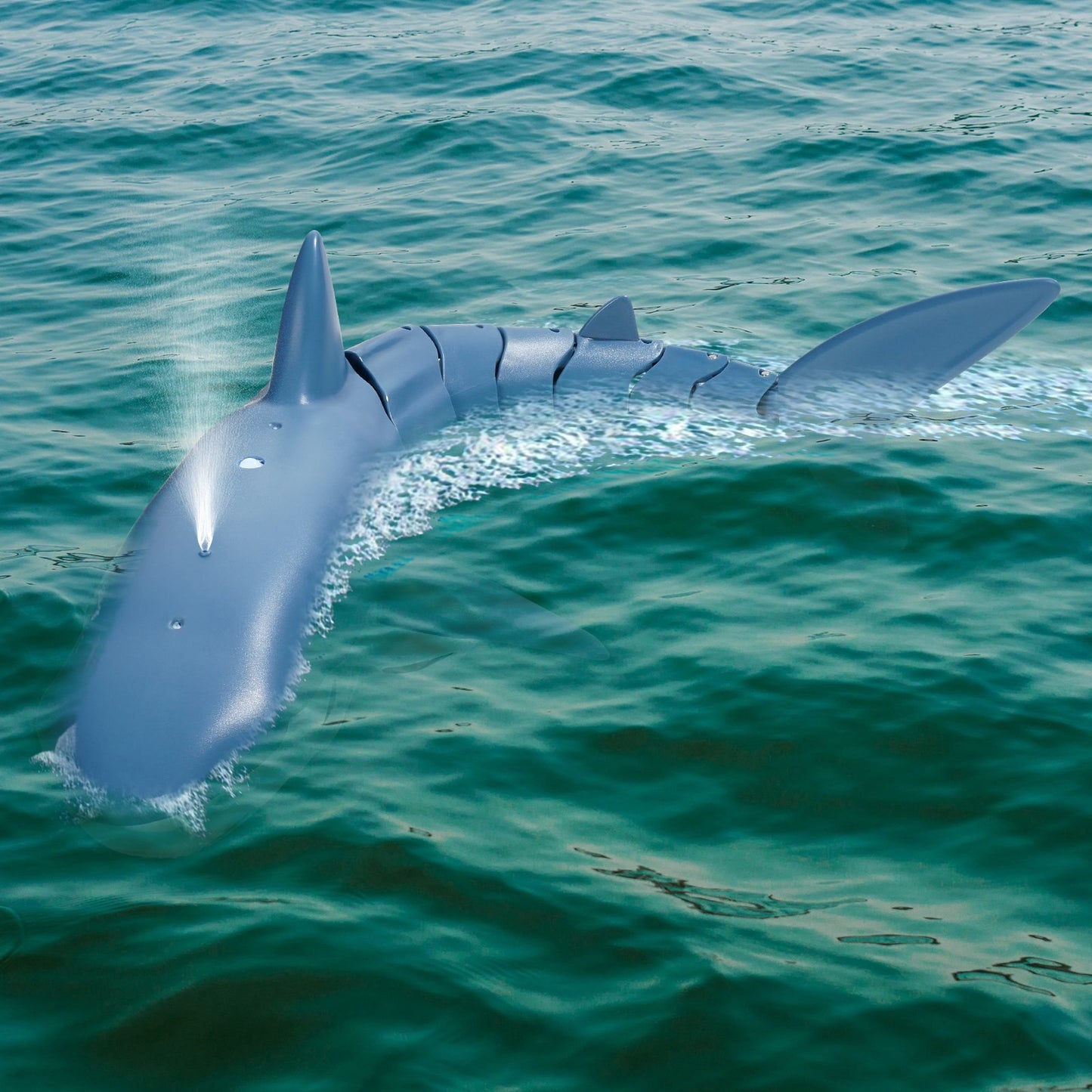 US Local Christmas Gifts  VEVOR Remote Control Shark Toy 2.4 GHz High Speed RC Boat For Kids Adults Gift