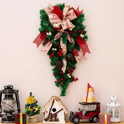US Local A Christmas Door Hanging Christmas Decorations Holiday Accessories Birthday Party Supplies
