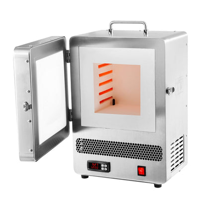US Local Electric Kiln, 1500W Electric Melting Furnace, Max Temperature