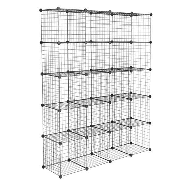 US Local 20 Grid Iron Mesh Material Storage Rack