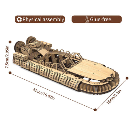 US Local Stylish And Simple Allengrad Speedboat Shape Puzzle Toy