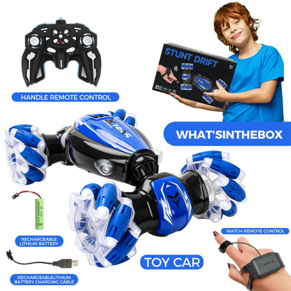 US Local All-around Surface Drift Car With Dual-mode Controller And Gesture Control, Perfect Outdoor And Indoor Drift Car Toy As A Kids Gift