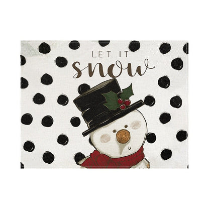 Christmas Printing Non-slip Placemat