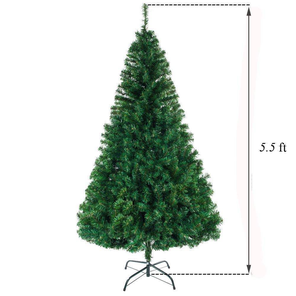 US Local 5.5ft 850 Branch Christmas Tree Green