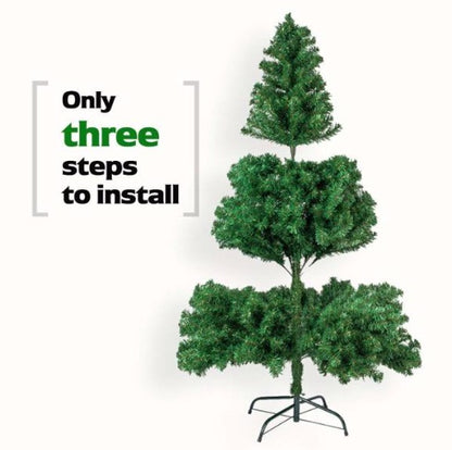 US Local Green 5.5ft 850 Branches PVC Christmas Tree