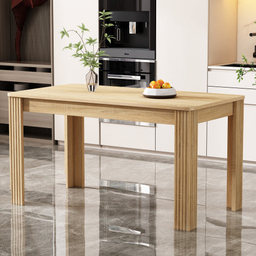UK Local 4 Seater Dining Room Table, MDF Wood Rectangle Modern Kitchen Dining,Room Furniture Unit, Small Kitchen Table,Coffee Table,Small Table For Home