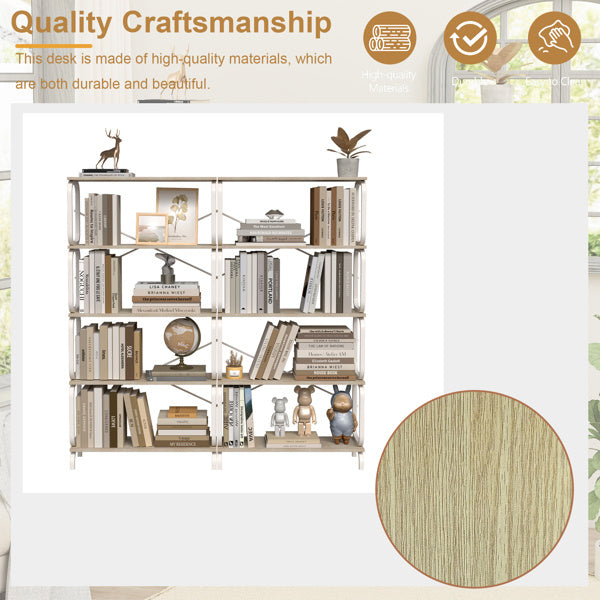 US Local 5-tier Retro Industrial Bookshelves