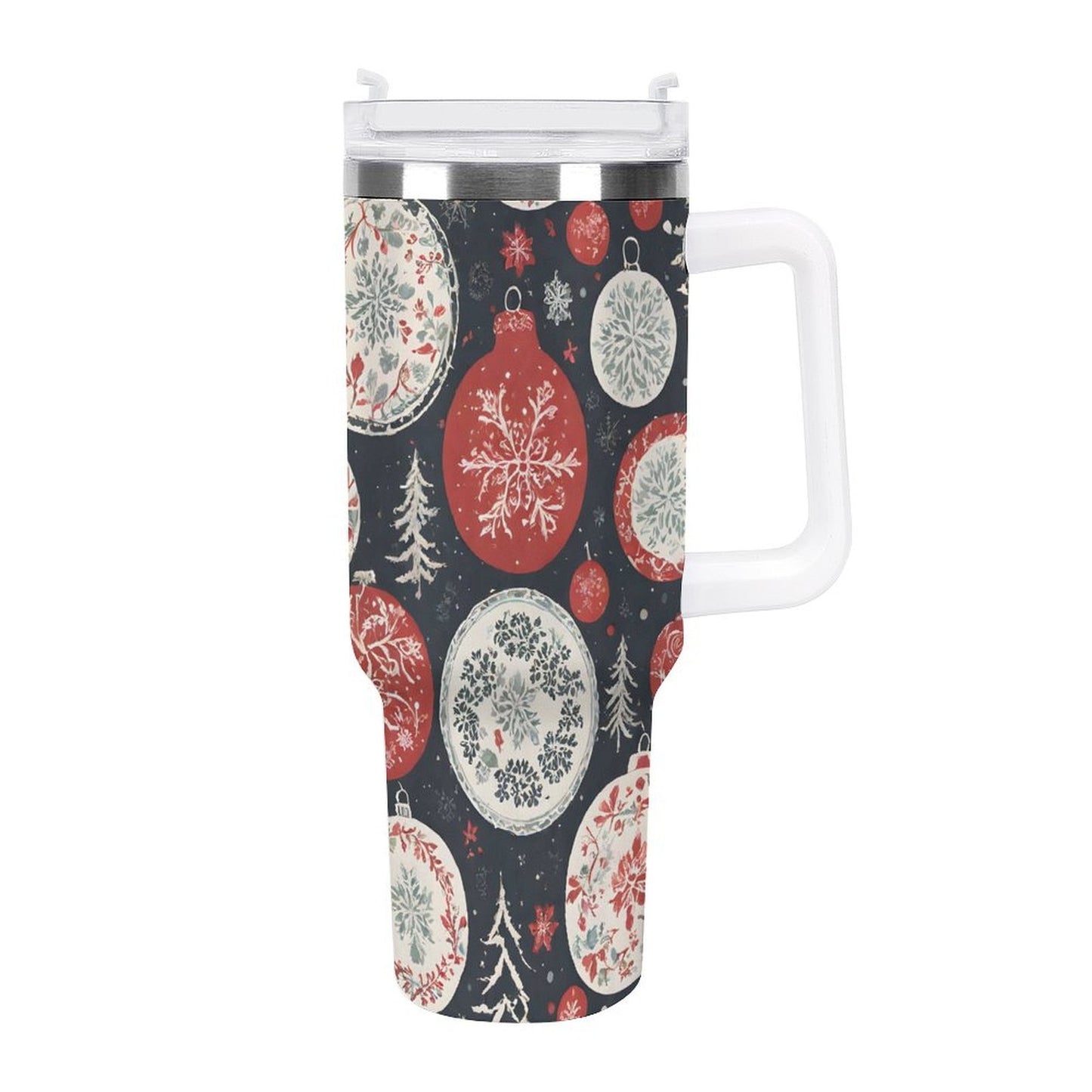 PHDT00332 POD US Local Tumbler 40 oz Large Capacity Car Cup Christmas, Colored Balls