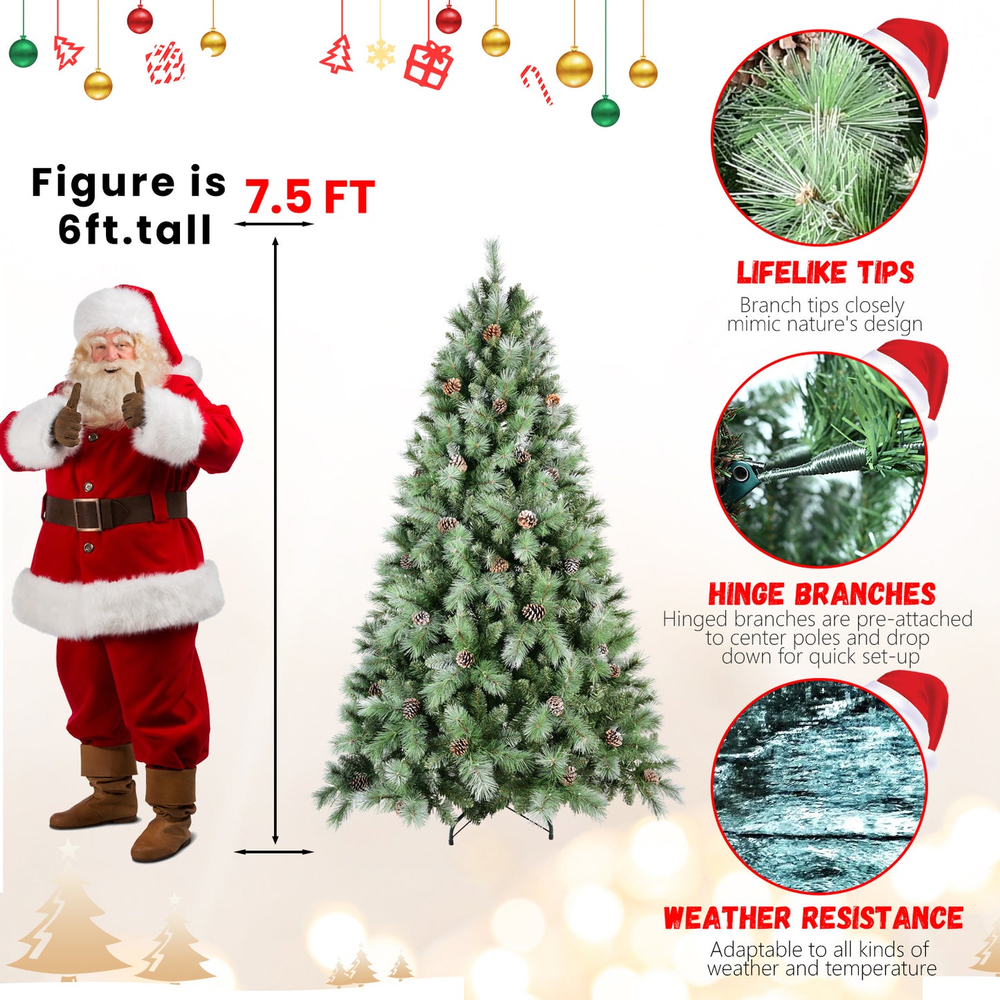 US Local PVC Christmas Tree, Christmas Decorations