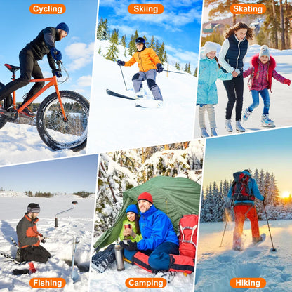 US Local 2 Types Options -- 1 Pair Of Heated Socks For Men Women Electric Heating Socks With APP Control 5000mAh Battery Rechargeable Thermal Socks Winter Warm Socks For Skiing Hiking Camping Hunting