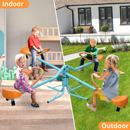 US Local Outdoor Children's Rotating Seesaw