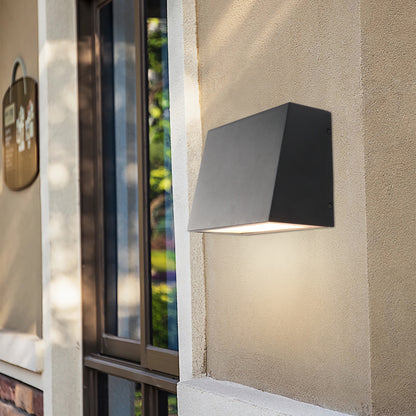 US Local Waterproof LED Outdoor Wall Light, Wall Lantern 15W 3000K, Matte Black Wall Mounted Lamp, Exterior Wall Sconce Light For Porches, Front Door, Entryways, Patio, Hallways