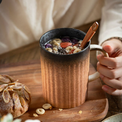 Japanese Retro Ceramic Large Capacity Coffee Cup