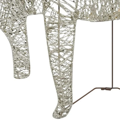 US Local Reindeer & Sleigh Christmas Decoration 60 LEDs Outdoor Gold