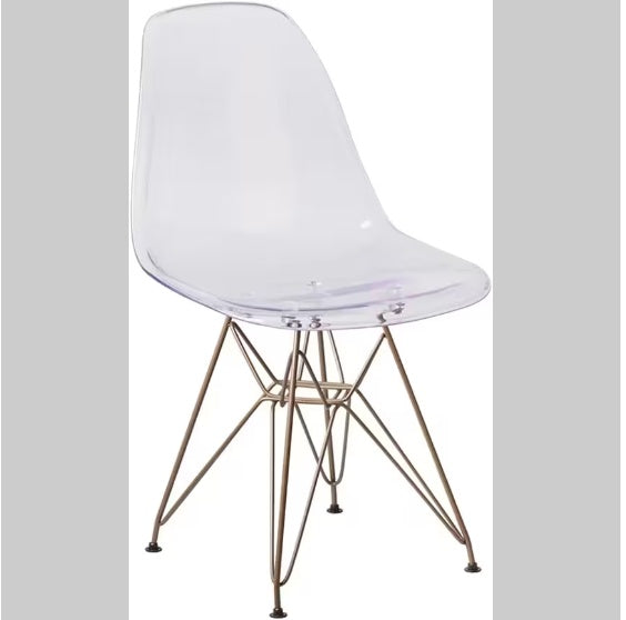 US Local 2 Transparent Dining Chairs